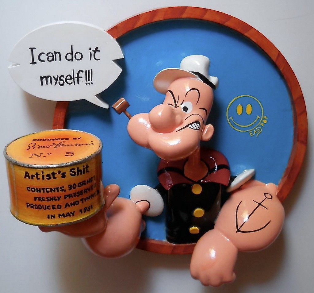 “I can do it Myself”. Mazzeo’s Popeye gives us a lesson about the relationship between art and mass culture.